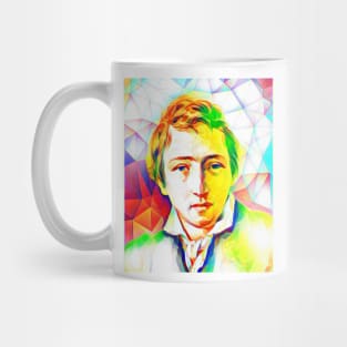 Heinrich Heine Colourful Portrait | Heinrich Heine Artwork 11 Mug